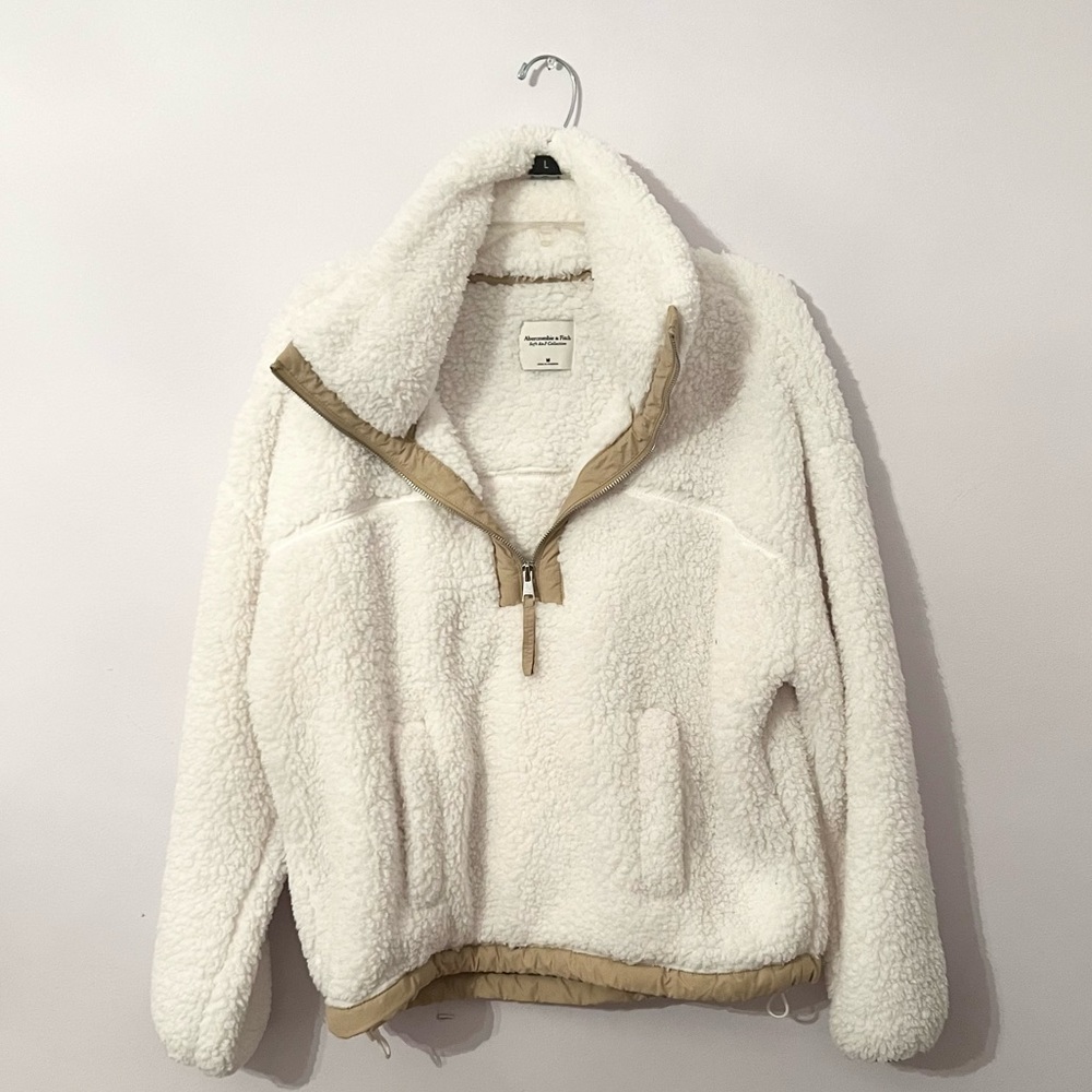 Abercrombie and Fitch White Jacket